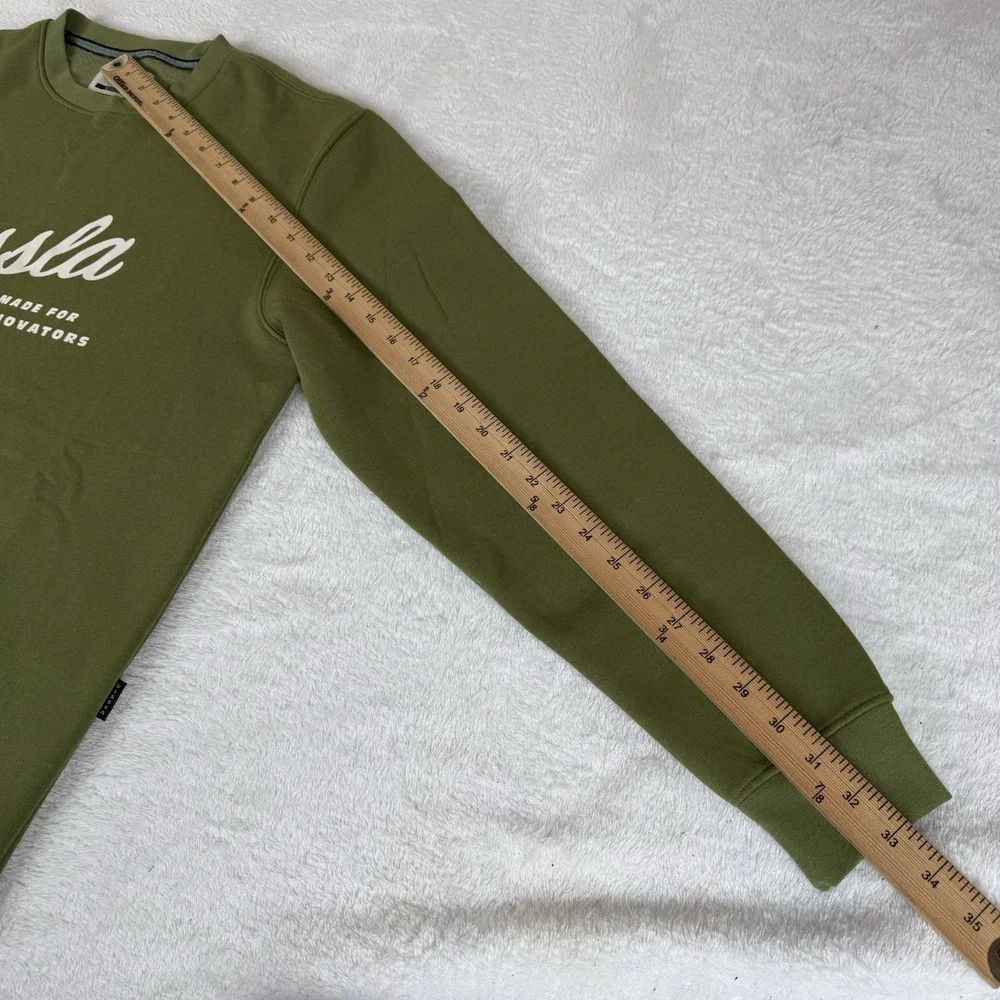 Vissla Sweatshirt 'Made‎ For Creators And Innovators' Men's Medium Green New - Picture 5 of 7